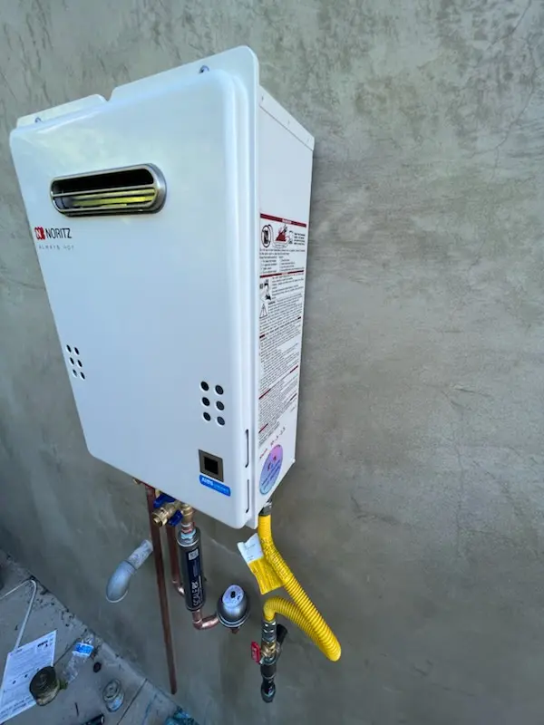 Tankless water heater installation for Crestview Meadows homes