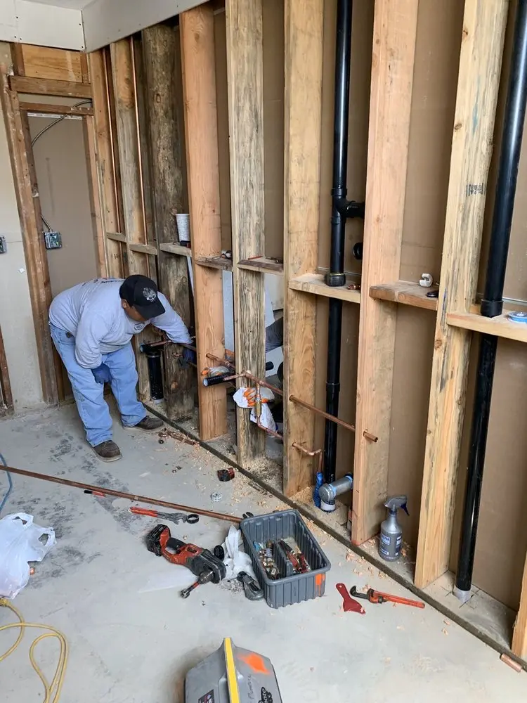 Commercial rough-in plumbing for Gas Line Repair in Crestview Meadows